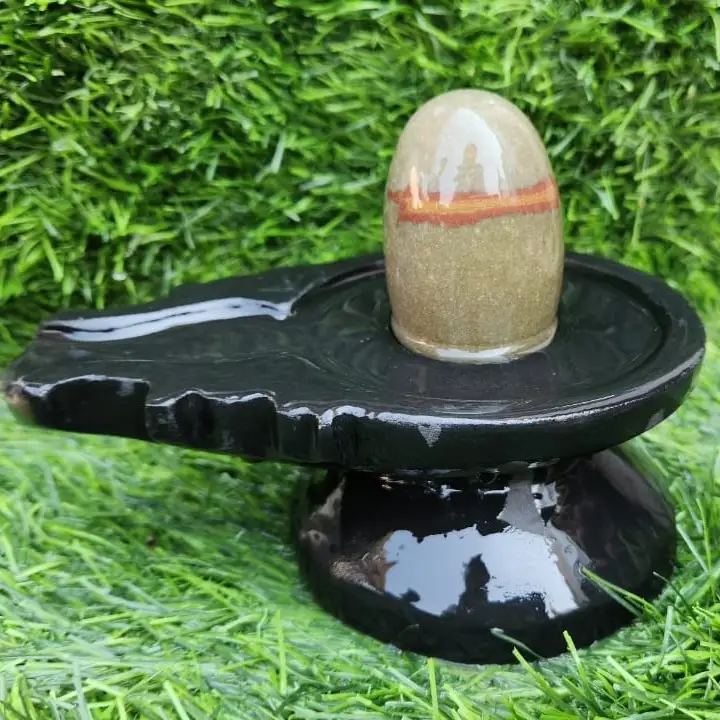 shivling-set-with-damru-jaladhari Energized Narmadeshwar Shivling with Damru Jaladhari – Complete Pooja Set