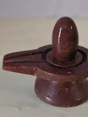 Parth-narmadeshwar-shivling-2inches-13 Janeudhari Shivling With Jaladhari set - Narmada River Stone