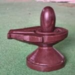 2 Inches Narmadeshwar Shivling with Damru Shape Jaladhari(Base) for Home - Image 2