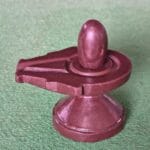 2 Inches Narmadeshwar Shivling with Damru Shape Jaladhari(Base) for Home