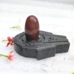 2" Inches Narmadeshwar Shivling with Jaladhari(Base) for Home